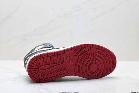 Nike Air Jordan 1 Retro Basketball shoes Comfortable and casual high-top sneakers for men and women