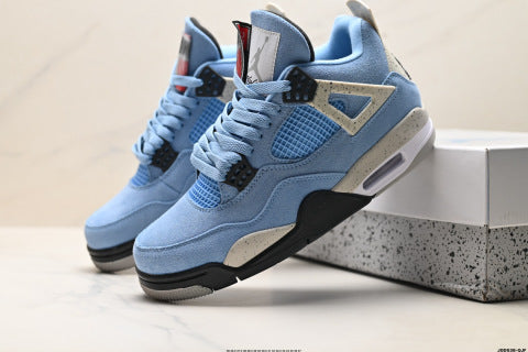 Nike Air Jordan 4 Retro Sports Shoes Cushioned, Comfortable, and Non-Slip Basketball Shoes (Unisex)