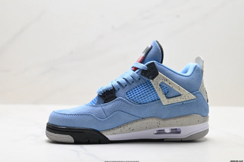 Nike Air Jordan 4 Retro Sports Shoes Cushioned, Comfortable, and Non-Slip Basketball Shoes (Unisex)