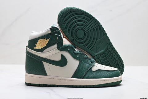Nike Air Jordan 1 Retro sports shoes Breathable, Non-Slip High-Top Skate Shoes (Unisex)