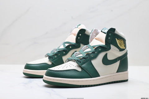 Nike Air Jordan 1 Retro sports shoes Breathable, Non-Slip High-Top Skate Shoes (Unisex)