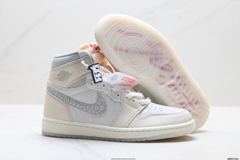 Nike Air Jordan 1 Retro basketball shoes Breathable, non-slip, and wear-resistant sports shoes