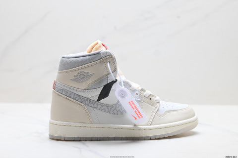 Nike Air Jordan 1 Retro basketball shoes Breathable, non-slip, and wear-resistant sports shoes