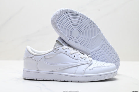 Nike Air Jordan 1 x Travis Scott sneakers Comfortable and versatile non-slip low-top sneakers