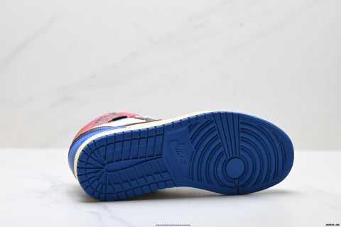 Nike Air Jordan 1 Retro basketball shoes Comfortable and versatile non-slip high-top skate shoes
