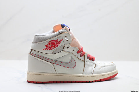 Nike Air Jordan 1 Retro Sports Shoes Breathable, non-slip, and wear-resistant high-top skate shoes.