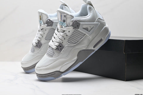 Nike Air Jordan 4 Retro sports shoes Breathable, cushioned, comfortable, and non-slip basketball shoes.