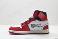 Off-White x Nike Air Jordan 1 Retro High-top skate shoes Non-slip basketball shoes for men and women