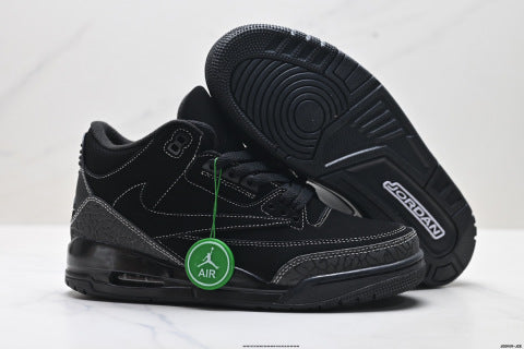 Nike Air Jordan 3 Retro sneakers Cushioned, non-slip basketball shoes for casual wear