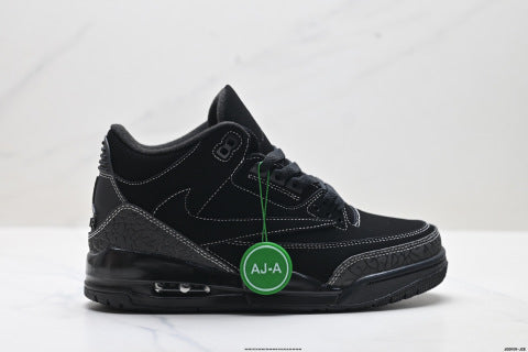 Nike Air Jordan 3 Retro sneakers Cushioned, non-slip basketball shoes for casual wear