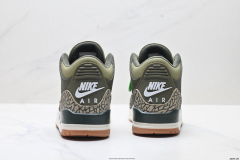 Nike Air Jordan 3 Retro  basketball shoes Unisex Mid-Top Retro Casual Sports Shoes