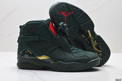 Nike Air Jordan 8 "Playoffs"ordan basketball shoes Shock-absorbing, non-slip, and wear-resistant casual sports shoes.