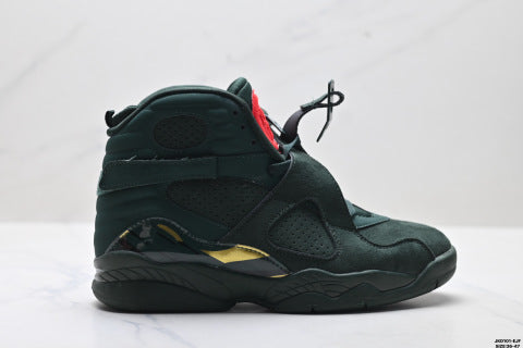 Nike Air Jordan 8 "Playoffs"ordan basketball shoes Shock-absorbing, non-slip, and wear-resistant casual sports shoes.