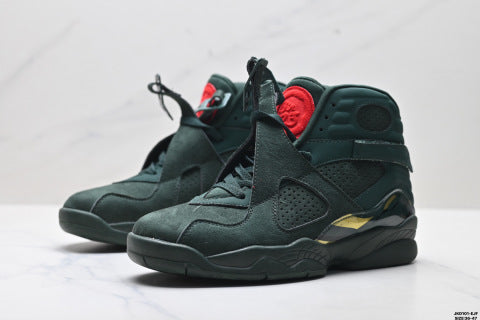 Nike Air Jordan 8 "Playoffs"ordan basketball shoes Shock-absorbing, non-slip, and wear-resistant casual sports shoes.