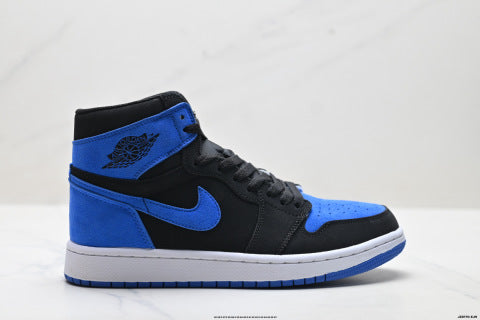 Nike Air Jordan 1 Retro sports shoes Comfortable and Casual Mid-Top Skate Shoes