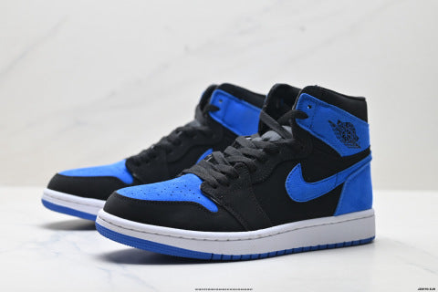 Nike Air Jordan 1 Retro sports shoes Comfortable and Casual Mid-Top Skate Shoes
