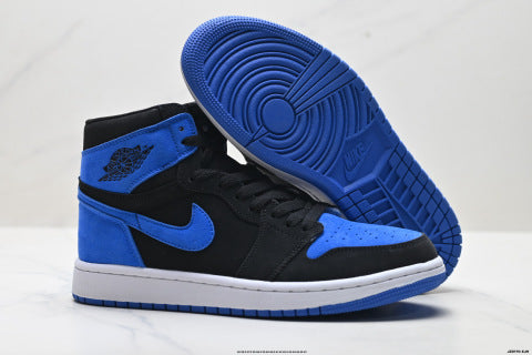 Nike Air Jordan 1 Retro sports shoes Comfortable and Casual Mid-Top Skate Shoes