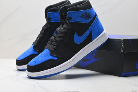Nike Air Jordan 1 Retro sports shoes Comfortable and Casual Mid-Top Skate Shoes