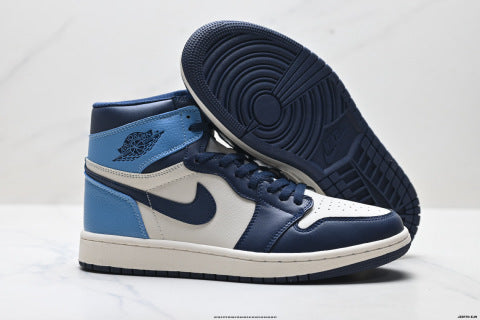 Nike Air Jordan 1 Retro basketball shoes Unisex versatile mid-top sneakers
