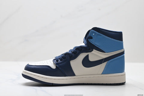 Nike Air Jordan 1 Retro basketball shoes Unisex versatile mid-top sneakers