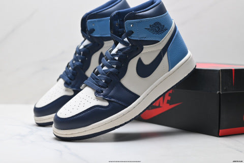 Nike Air Jordan 1 Retro basketball shoes Unisex versatile mid-top sneakers