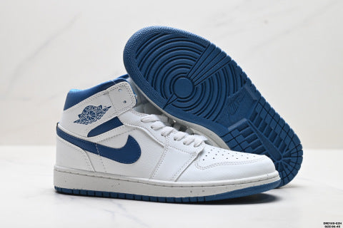 Nike Air Jordan 1 Retro Sports Shoes Non-slip, wear-resistant mid-top skate shoes