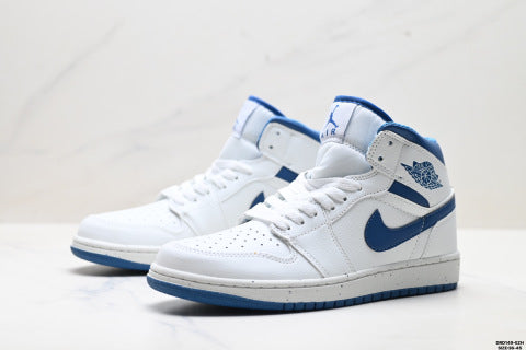 Nike Air Jordan 1 Retro Sports Shoes Non-slip, wear-resistant mid-top skate shoes