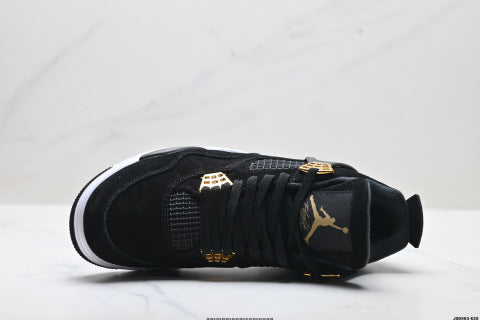 Nike Air Jordan 4 Retro basketball shoes Cushioned casual running shoes with air-cushioning technology