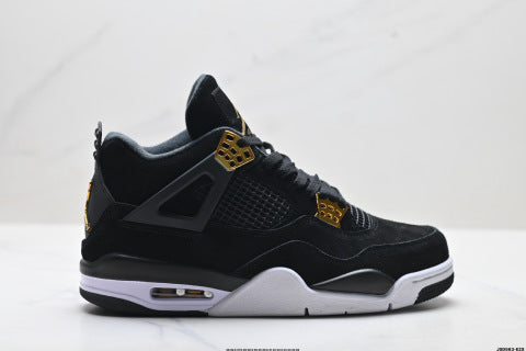 Nike Air Jordan 4 Retro basketball shoes Cushioned casual running shoes with air-cushioning technology