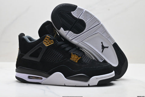 Nike Air Jordan 4 Retro basketball shoes Cushioned casual running shoes with air-cushioning technology
