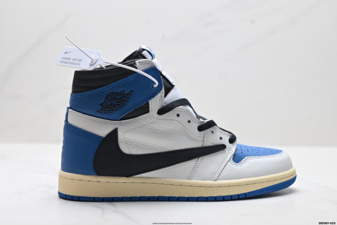 Nike Air Jordan 1 Retro High-top skate shoes Versatile, casual, and sporty basketball-style sneakers