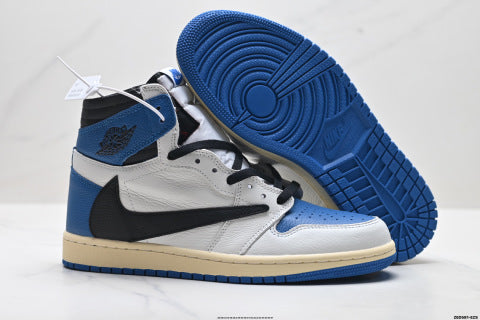 Nike Air Jordan 1 Retro High-top skate shoes Versatile, casual, and sporty basketball-style sneakers