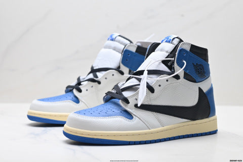 Nike Air Jordan 1 Retro High-top skate shoes Versatile, casual, and sporty basketball-style sneakers