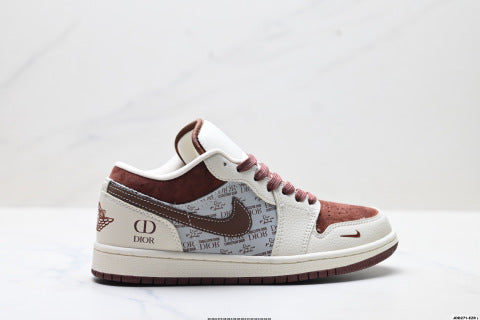 Nike Air Jordan 1 sneakers Versatile Casual Sports Shoes for Men and Women