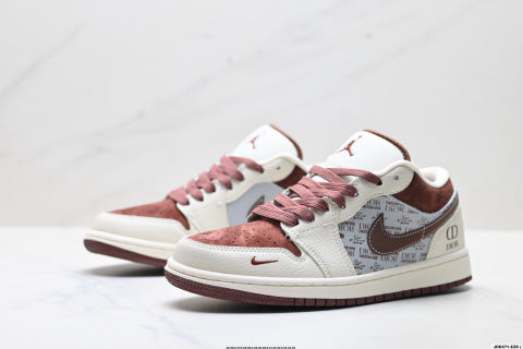 Nike Air Jordan 1 sneakers Versatile Casual Sports Shoes for Men and Women
