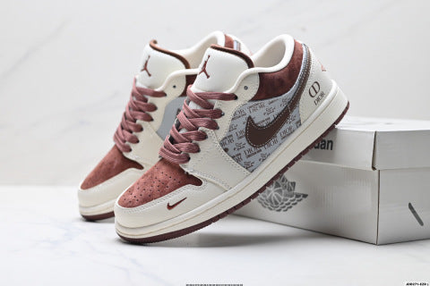 Nike Air Jordan 1 sneakers Versatile Casual Sports Shoes for Men and Women
