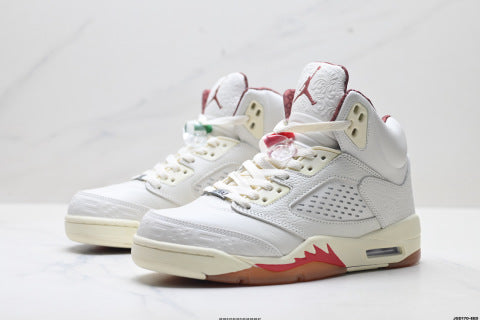 Nike Air Jordan 5 Retro Basketball shoes High-top shock-absorbing, non-slip sports shoes