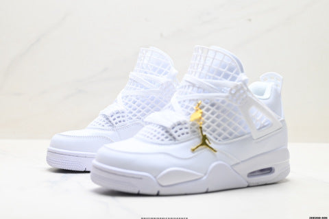 Nike Air Jordan 4 Retro basketball shoes Versatile Casual Sports Shoes for Men and Women