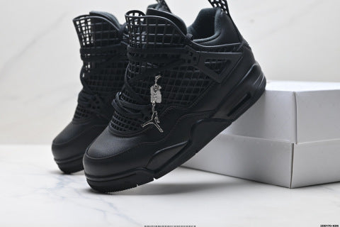 Nike Air Jordan 4 Retro Sports Shoes Cushioned casual running shoes with air-cushioning technology