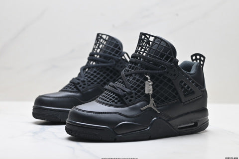 Nike Air Jordan 4 Retro Sports Shoes Cushioned casual running shoes with air-cushioning technology