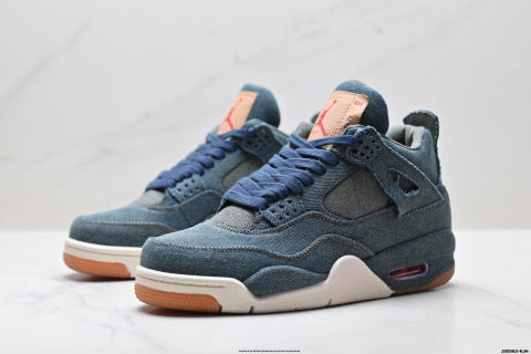 Nike Air Jordan 4 Retro Sports Shoes Cushioned, comfortable, and versatile basketball shoes for men and women.