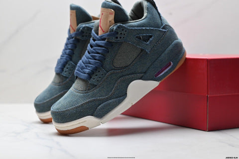 Nike Air Jordan 4 Retro Sports Shoes Cushioned, comfortable, and versatile basketball shoes for men and women.