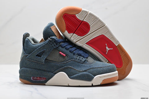 Nike Air Jordan 4 Retro Sports Shoes Cushioned, comfortable, and versatile basketball shoes for men and women.