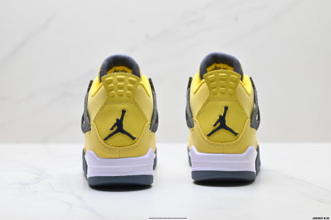 Nike Air Jordan 4 Retro basketball shoes Air-Cushioned Sports Shoes (Unisex)