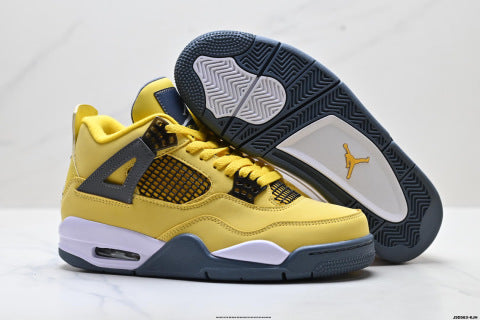 Nike Air Jordan 4 Retro basketball shoes Air-Cushioned Sports Shoes (Unisex)