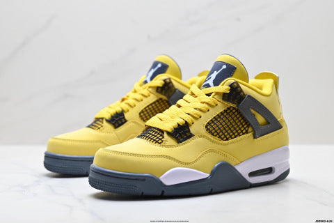 Nike Air Jordan 4 Retro basketball shoes Air-Cushioned Sports Shoes (Unisex)