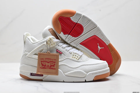 Nike Air Jordan 4 Retro Basketball shoes Versatile Casual Sports Shoes for Men and Women