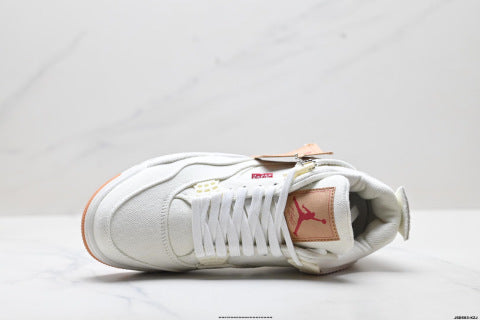 Nike Air Jordan 4 Retro Basketball shoes Versatile Casual Sports Shoes for Men and Women
