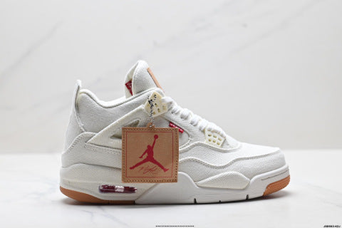 Nike Air Jordan 4 Retro Basketball shoes Versatile Casual Sports Shoes for Men and Women
