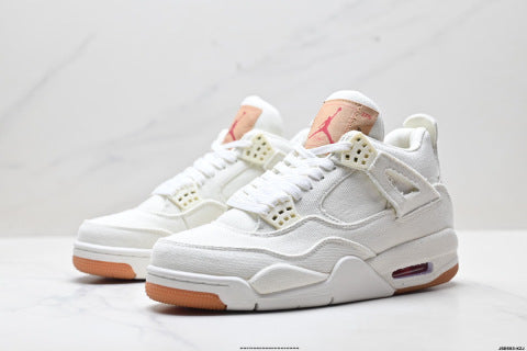 Nike Air Jordan 4 Retro Basketball shoes Versatile Casual Sports Shoes for Men and Women